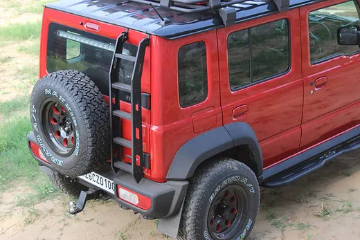 Jimny Rear Ladder Buy Suzuki Jimny - Rear Ladder Online | Futurz4x4, Mumbai
